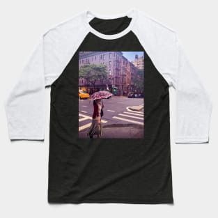 Upper West Side Girl Manhattan Street NYC Baseball T-Shirt